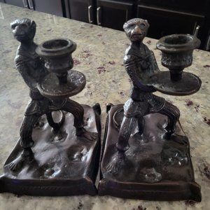 Gorgeous Bronze Candle Holders